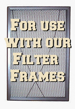 Filter Pad Holding Frames